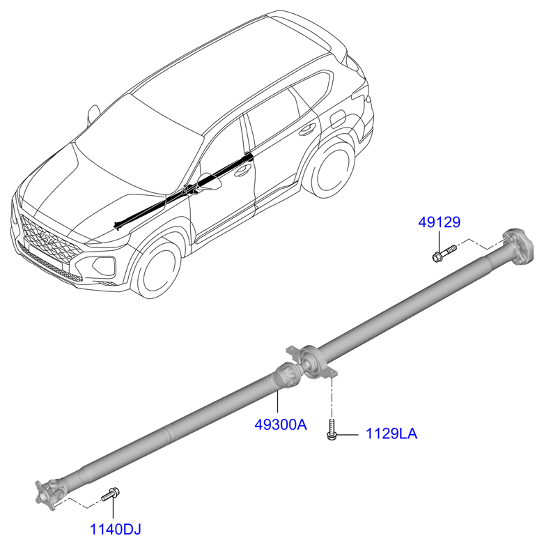 DRIVE SHAFT (REAR)