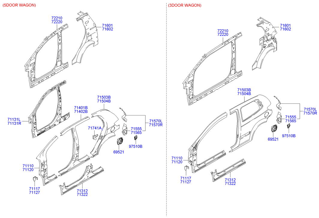 PANEL - REAR DOOR