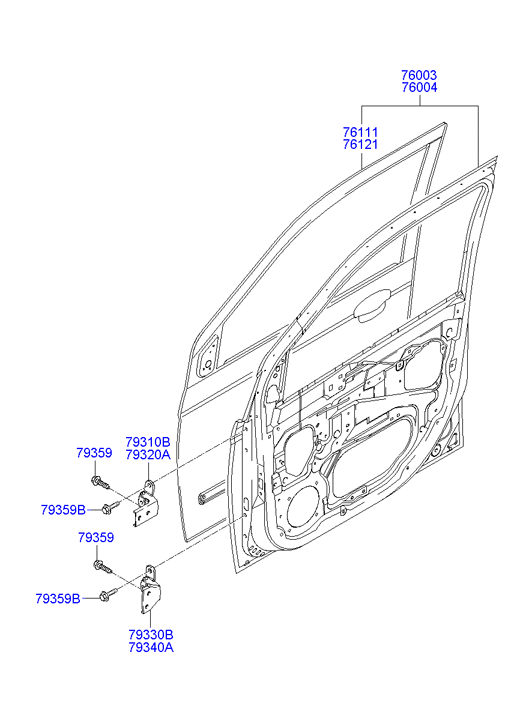 PANEL - REAR DOOR