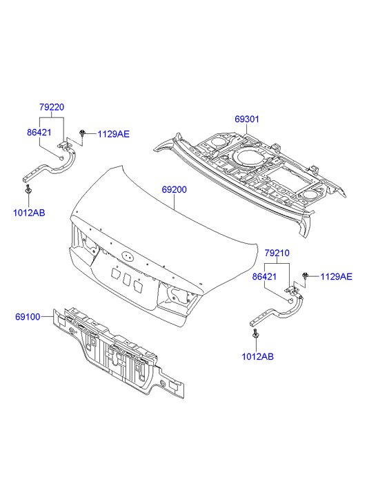 PANEL - REAR DOOR