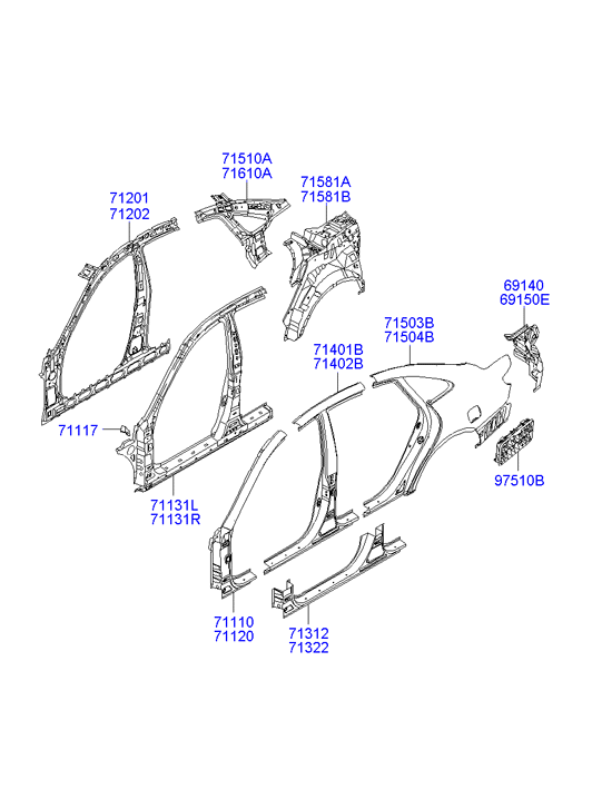 PANEL - REAR DOOR