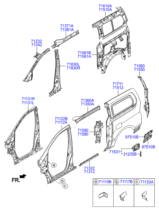 PANEL - REAR DOOR