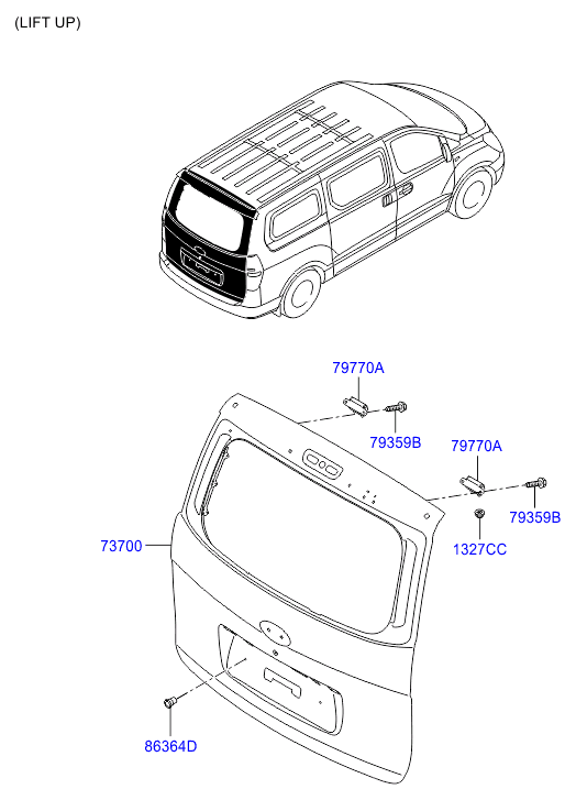 PANEL - REAR DOOR