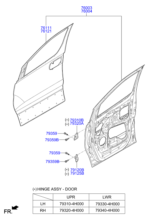 PANEL - REAR DOOR