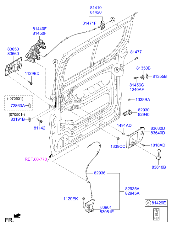 HARDWARE - REAR SEAT