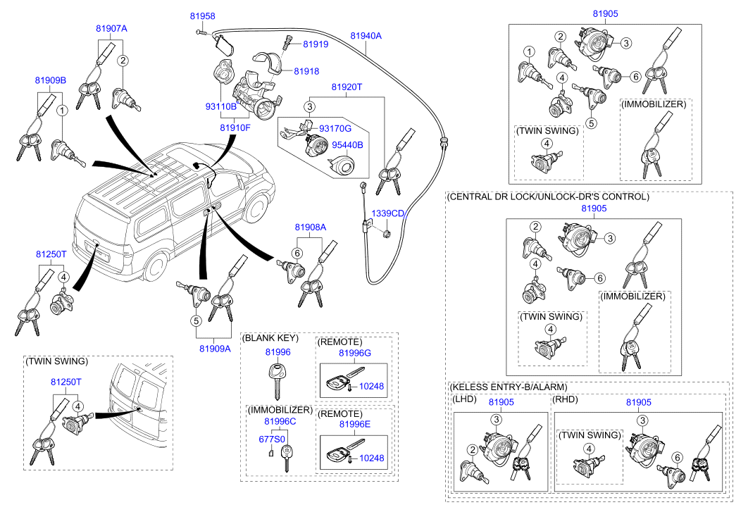 HARDWARE - REAR SEAT