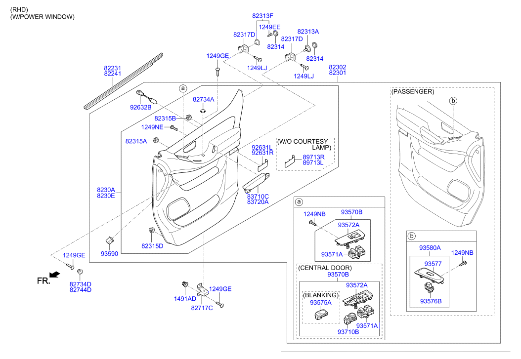 HARDWARE - REAR SEAT