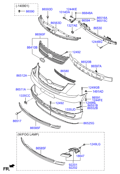 HARDWARE - REAR SEAT