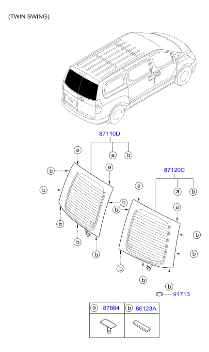 HARDWARE - REAR SEAT