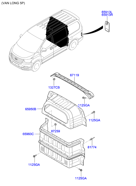 PANEL - REAR DOOR