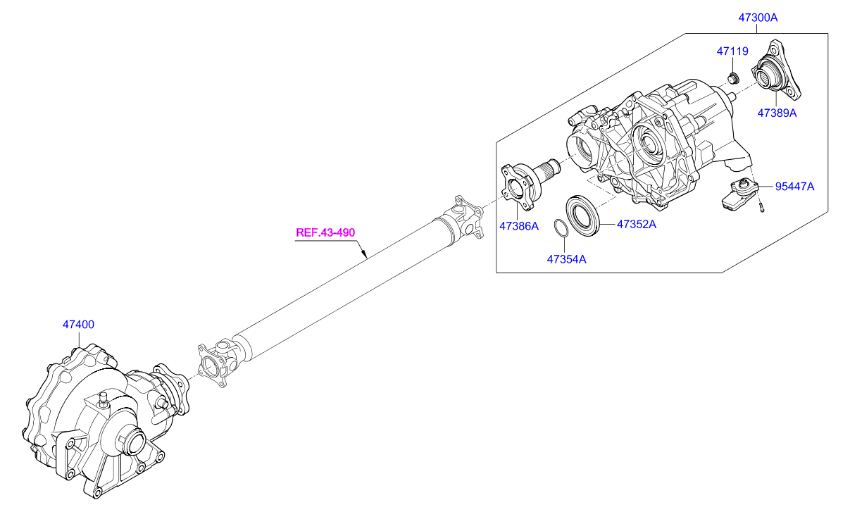 DRIVE SHAFT (REAR)