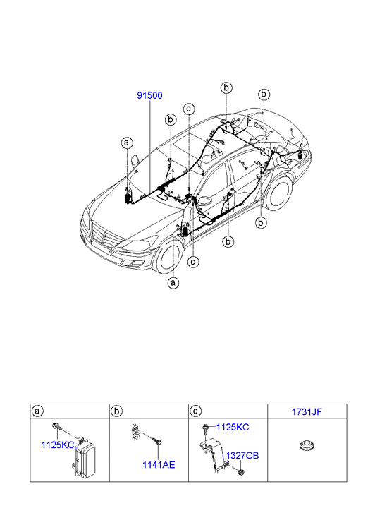 A/C SYSTEM - COOLER LINE, FRONT