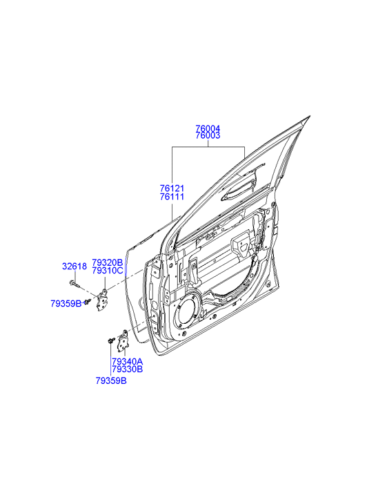 PANEL - REAR DOOR