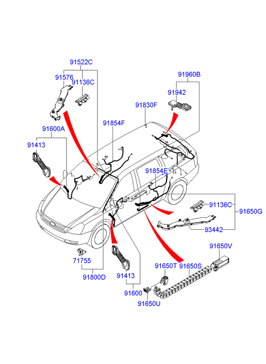 A/C SYSTEM - COOLER LINE, REAR