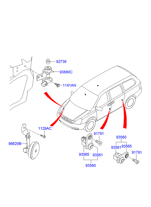 A/C SYSTEM - COOLER LINE, REAR