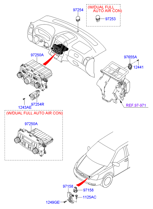 A/C SYSTEM - COOLER LINE, REAR