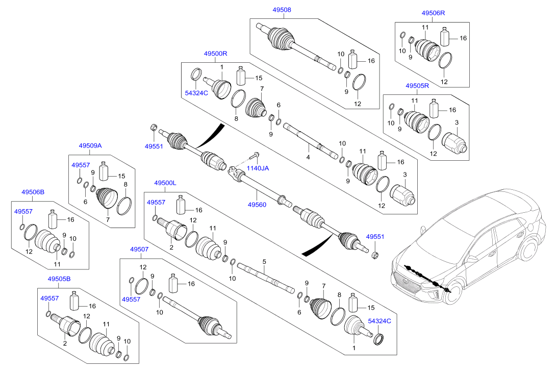 DRIVE SHAFT (FRONT)