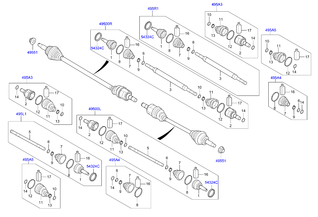 DRIVE SHAFT (FRONT)