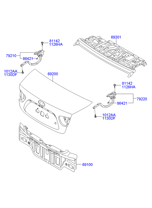 PANEL - REAR DOOR