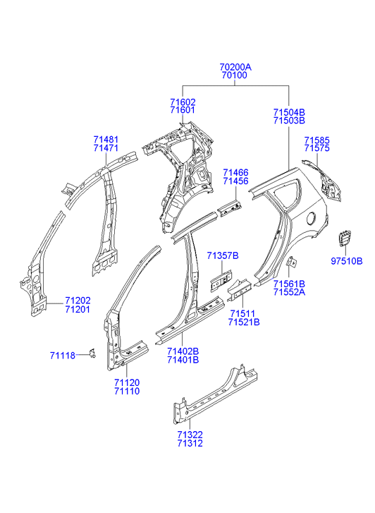 PANEL - REAR DOOR