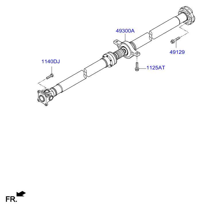 DRIVE SHAFT (REAR)