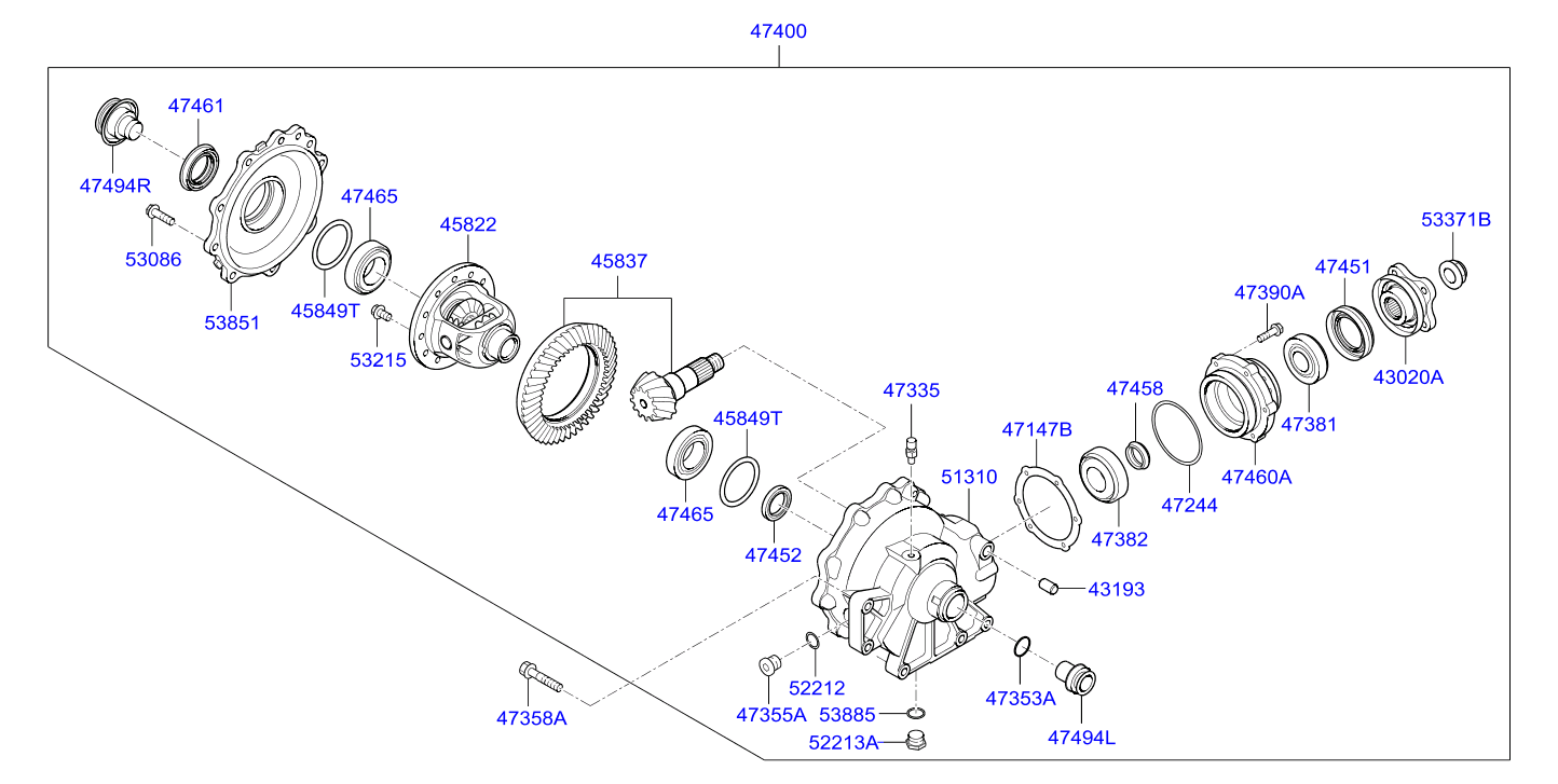 DRIVE SHAFT (REAR)