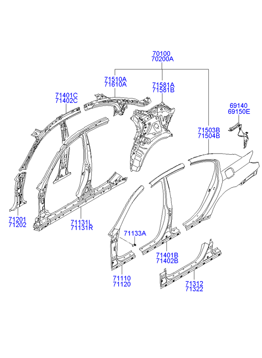 PANEL - REAR DOOR