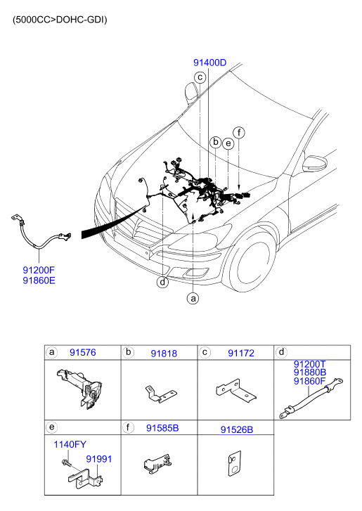 A/C SYSTEM - COOLER LINE, FRONT