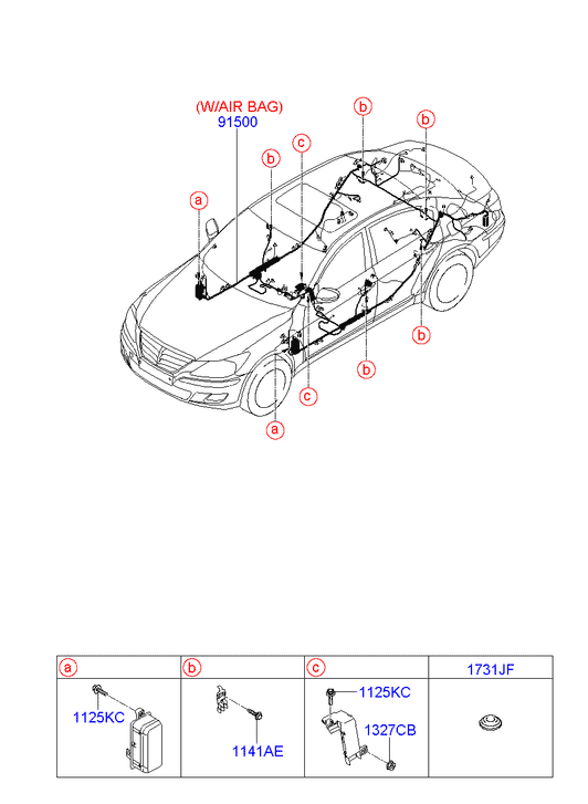 A/C SYSTEM - COOLER LINE, FRONT