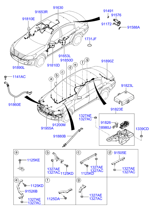 A/C SYSTEM - COOLER LINE, FRONT