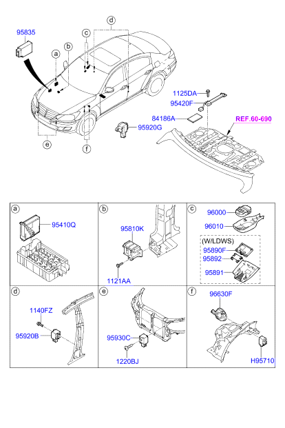 A/C SYSTEM - COOLER LINE, FRONT