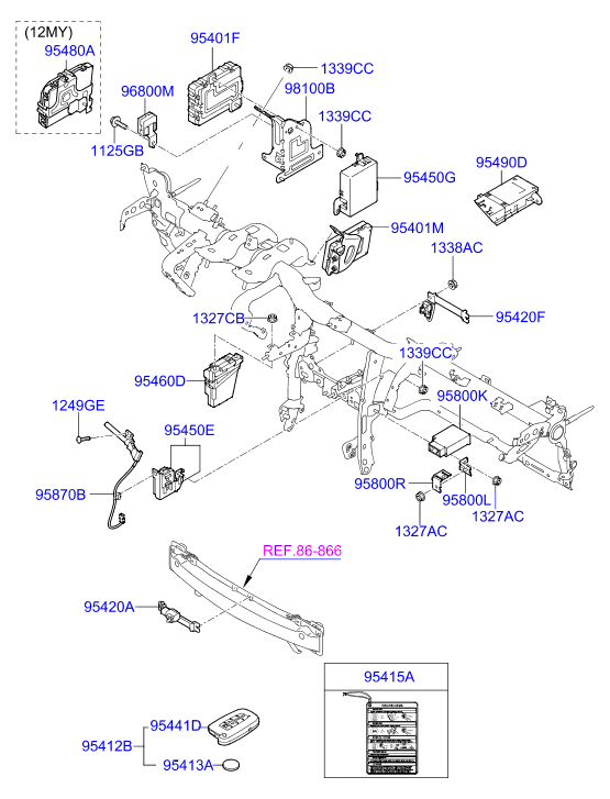 A/C SYSTEM - COOLER LINE, FRONT