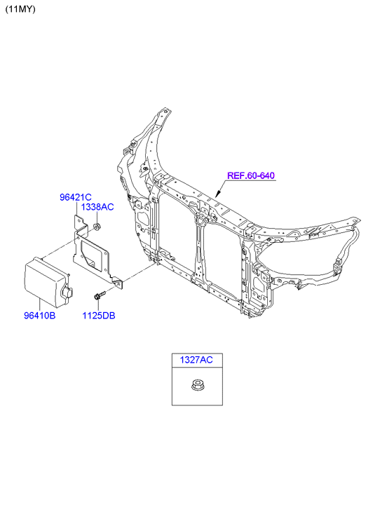 A/C SYSTEM - COOLER LINE, FRONT