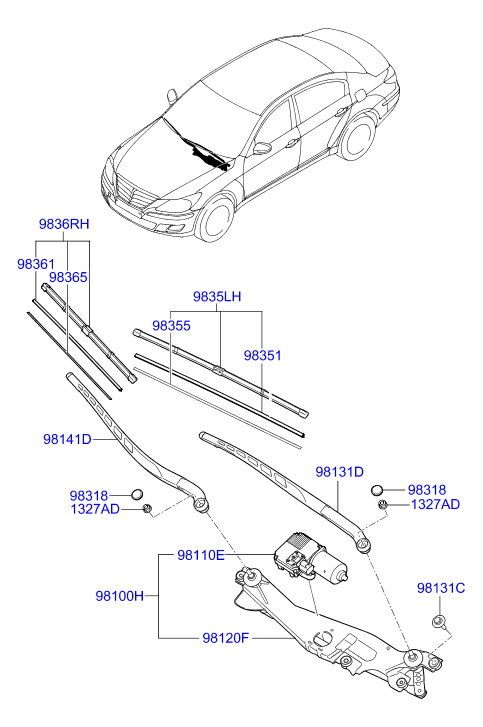 A/C SYSTEM - COOLER LINE, FRONT