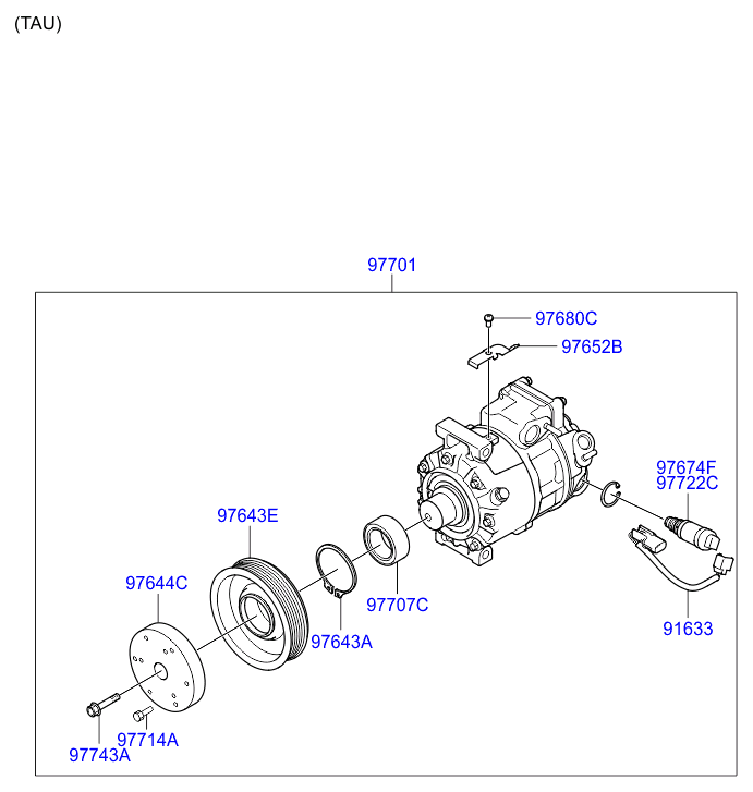 A/C SYSTEM - COOLER LINE, FRONT