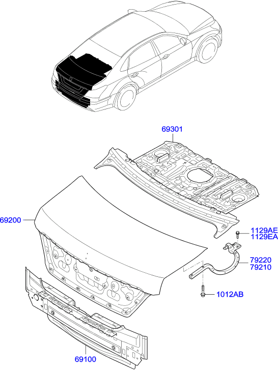 PANEL - REAR DOOR