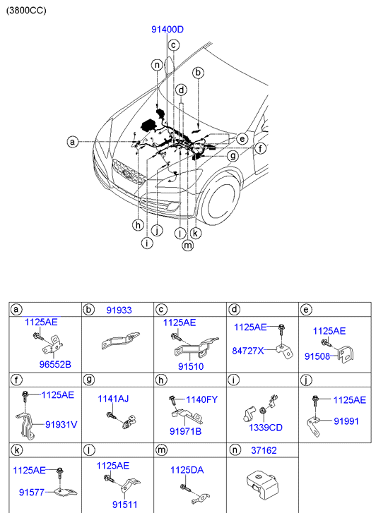 A/C SYSTEM - COOLER LINE, FRONT