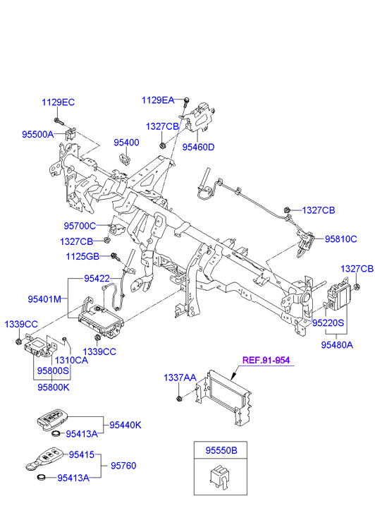 A/C SYSTEM - COOLER LINE, FRONT