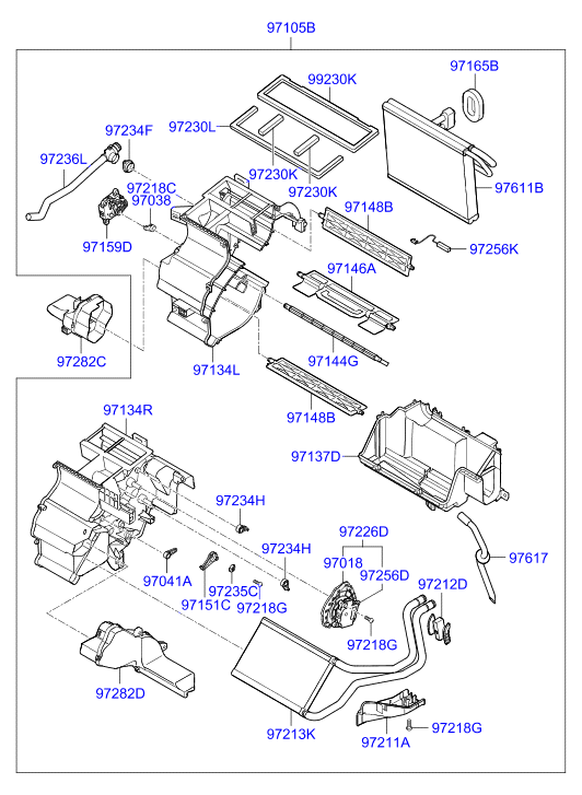 A/C SYSTEM - COOLER LINE, FRONT