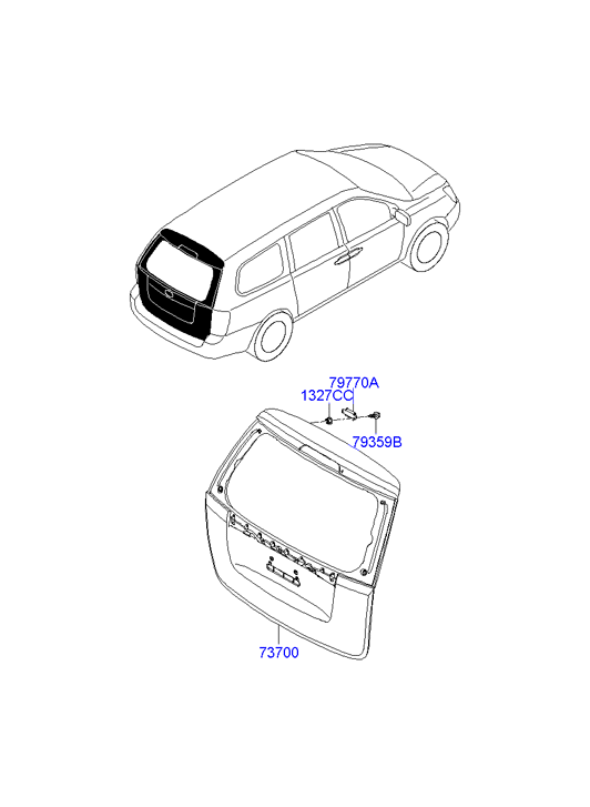 PANEL - REAR DOOR