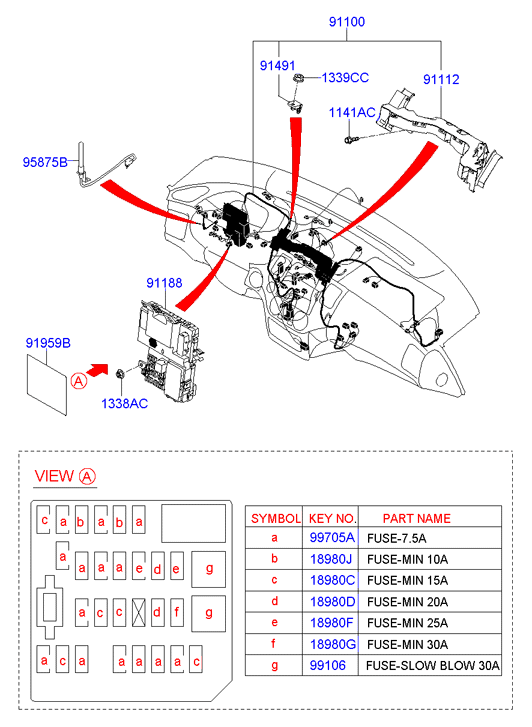 A/C SYSTEM - COOLER LINE, REAR