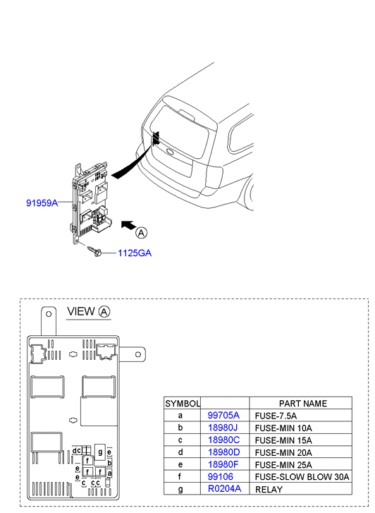 A/C SYSTEM - COOLER LINE, REAR