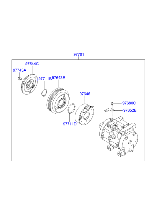 A/C SYSTEM - COOLER LINE, REAR