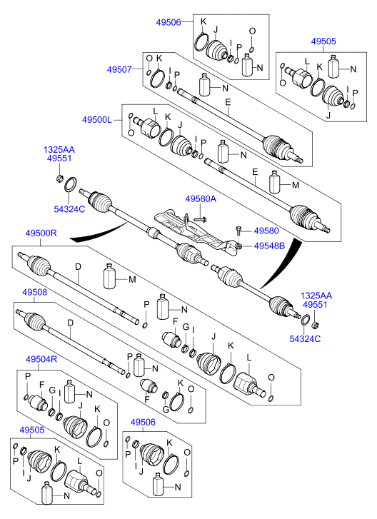 DRIVE SHAFT (FRONT)