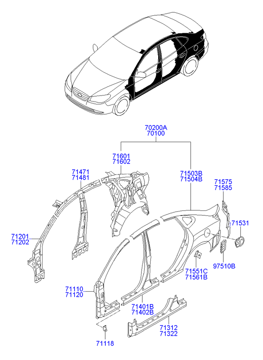 PANEL - REAR DOOR