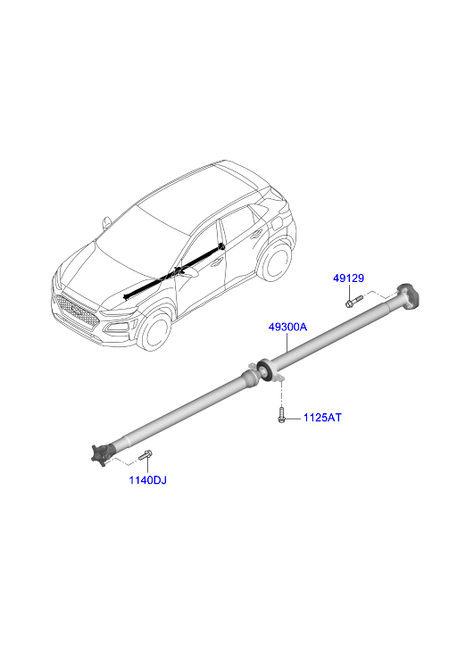 DRIVE SHAFT (REAR)