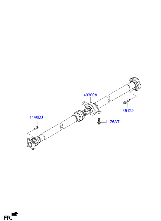 DRIVE SHAFT (REAR)