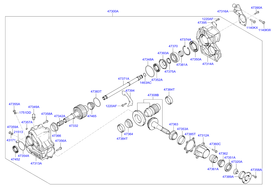 DRIVE SHAFT ASSY - REAR