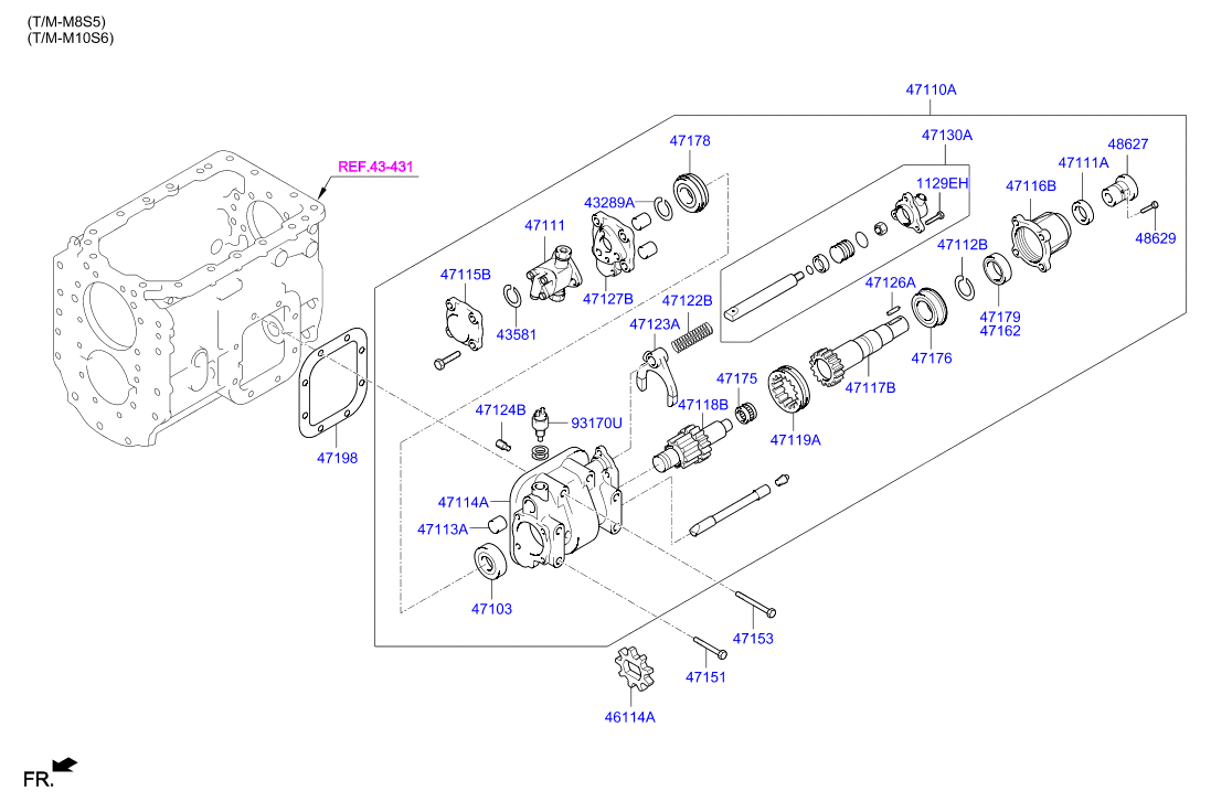 PROPELLER SHAFT (FRONT)