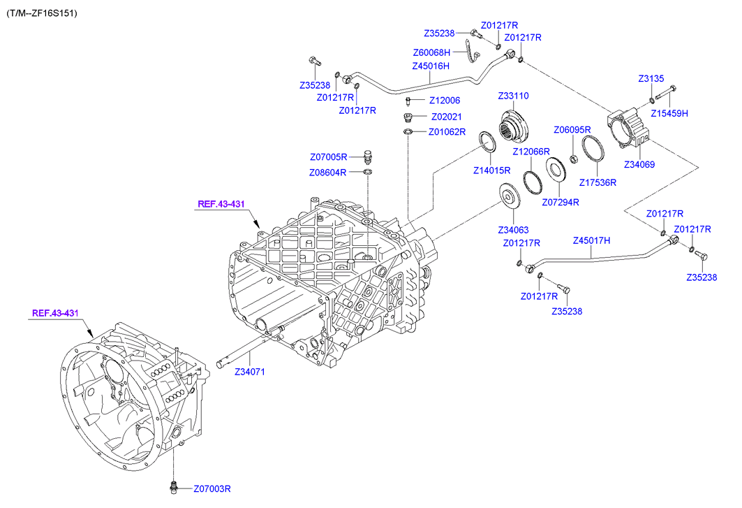 PROPELLER SHAFT (TANDEM)